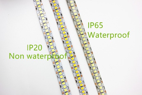 5m/lot 10mm PCB Single Row 2835 SMD 1200 LED Strip DC12V ip20 ip65 waterproof Flexible Light 240 leds/m,5m/lot White Warm White ► Photo 1/2