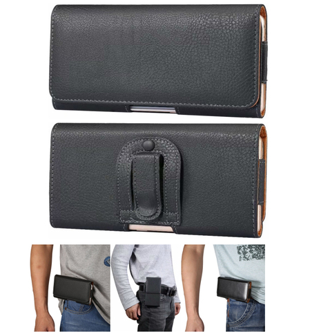 Fashion Phone Pouch Waist Case For Xiaomi 10 10Pro 9 9Lite 8 8Lite Redmi Note10 9 9A 8 8T 8Pro 7 Leather Cover Holster Belt Bag ► Photo 1/6