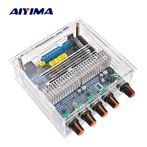 AIYIMA TPA3116 2.1 Amplificador Bluetooth Amplifier Audio Board Home Theater Digital Subwoofer Power Amplifiers 50Wx2+100W Amp ► Photo 1/6