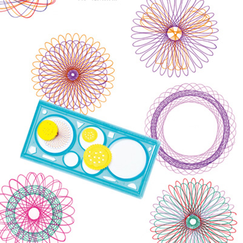 Spirograph Geometric Ruler Drafting Tools Stationery For Students Drawing Sets 