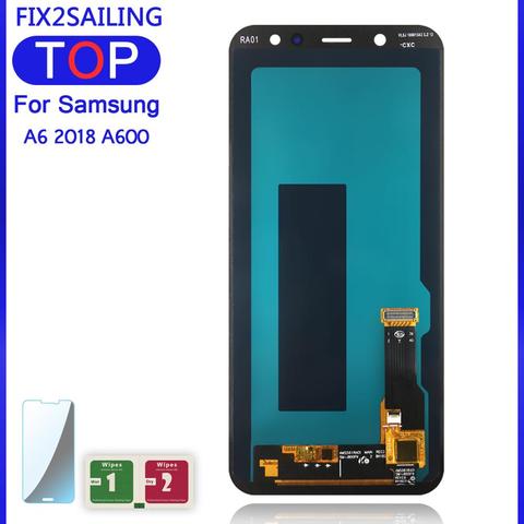 For Samsung Galaxy A6 2022 A600F A600FN AMOLED LCD Display 100% Tested Working Touch Screen Assembly Replacement ► Photo 1/6