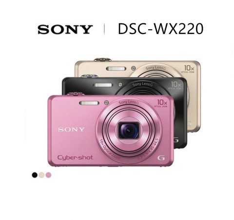 SONY DSC-WX220 WX220 18.2 MP Digital Camera with 2.7-Inch LCD Full HD video recording 10x Zoom SONY WX220 Brand new original  ► Photo 1/1