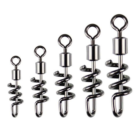 20Pcs/Bag Rolling swivel Barrel Swivel Fishing Hook Accessories with screwed snap fishing swivels Connector ► Photo 1/6