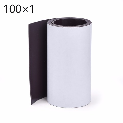 1Meters self Adhesive Flexible Magnetic Strip 1M Rubber Magnet Tape width 100mm thickness 1mm Free Shipping ► Photo 1/6
