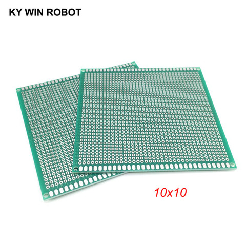 1pcs 10x10cm 100x100 mm Double Side Prototype PCB Universal Printed Circuit Board Protoboard For Arduino ► Photo 1/6