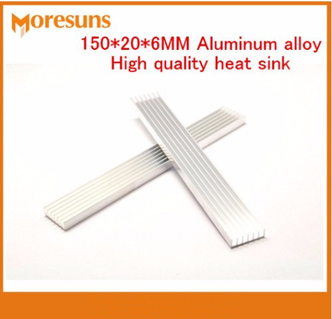 Fast Free Ship Aluminum Radiator Cooling Article 150*20*6MM Aluminum Alloy High Quality Heat Sink Cooler Heat sink Strips ► Photo 1/1