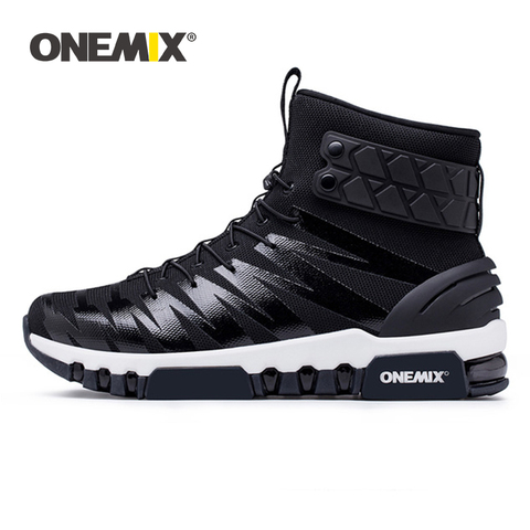 ONEMIX Winter Boots for Men Running Shoe Women Sneakers Men's High Top Boots for Outdoor Walking Sneaker Waterproof Warm Boots ► Photo 1/6