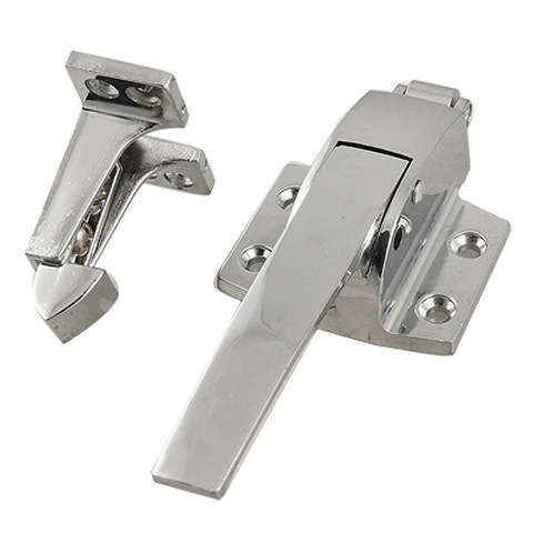 THGS SilverToneStainless Steel Spring Loaded Walk In Freezer Cooler Door Handle Latch ► Photo 1/2