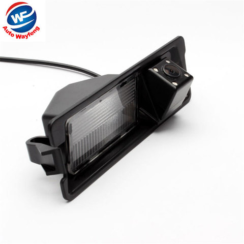 CCD HD Night vision 4 LEDS Special Car Rearview Rear View Reverse backup Camera for Nissan March Renault Logan Renault Sandero W ► Photo 1/6