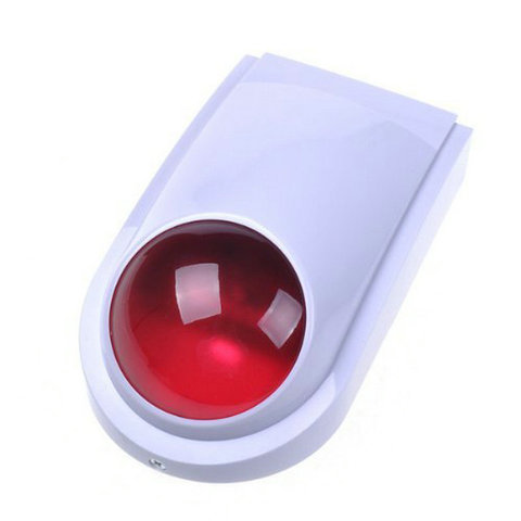 1 PCS 12VDC Wire Strobe Siren LED Lamp Inside Home Security Alarm Speaker Red Color Outdoor Waterproof For Free Shipping ► Photo 1/6
