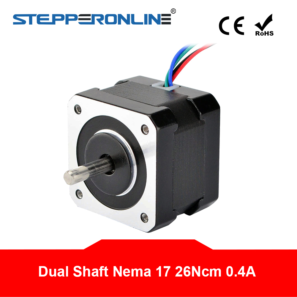 NEMA 17 Stepper Motor 12V 0.4A for 3D Printer Extruder CNC Reprap 42×42×34mm 