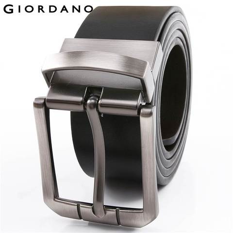 Giordano Men Brand Reversible Leather Belt Man High Quality Belts for Men Cinturones Hombre Cintos Masculino ► Photo 1/6