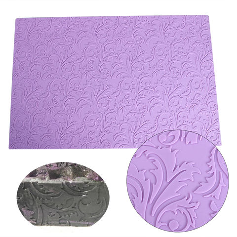 580*380mm Flower Shape Large Silicone lace mold Texture fondant impression chocoalte lace mat cake decoration tools ► Photo 1/5