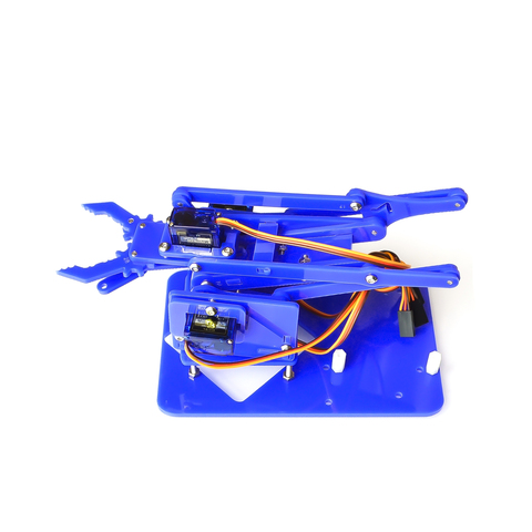 4 DOF Unassembly Acrylic Mechanical Arm Robot Manipulator Claw for Arduino Maker Learning DIY Kit Robot ► Photo 1/5