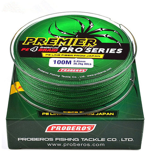 100M 4 Stands Fishing Line 0.12mm-0.6mm Ocean Super Strong Carp Multi Color PE Line 8LB-100LB Braided Line free shipping GD-16 ► Photo 1/6