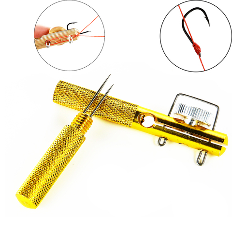 Fishing Hook Knotting Tool Tie Hook Loop Making Device & Hooks Decoupling Remover Carp Quick Knot Tool Fishing Accessory ► Photo 1/6