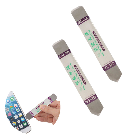 2PCS Stainless Steel Blade Soft Thin Pry Spudger Cell Phone Tablet Screen Battery Opening Tools for Samsung iPhone iPad Opener ► Photo 1/6