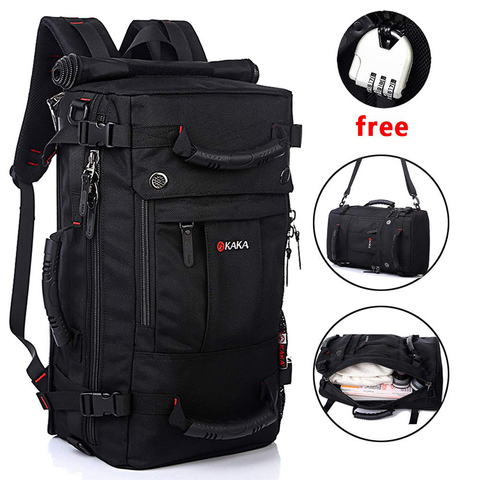 KAKA Men Backpack Travel Bag 40L Large Capacity Polyester Waterproof Backpacks Women High Quality shoulder Luggage Bags Bagpack ► Photo 1/6