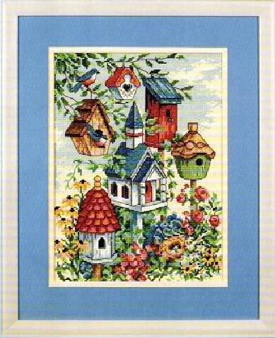 Top Quality Lovely Counted Cross Stitch Kit Bird Nest Home Birds dim 07875 ► Photo 1/1