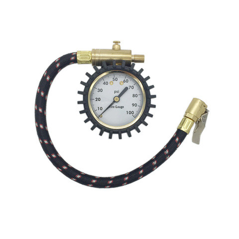High Precision Dial Tire Air Pressure Gauge Meter Analog Diagnosis Tools Motorcycles Car Bike Truck Measuring Instrument ► Photo 1/5