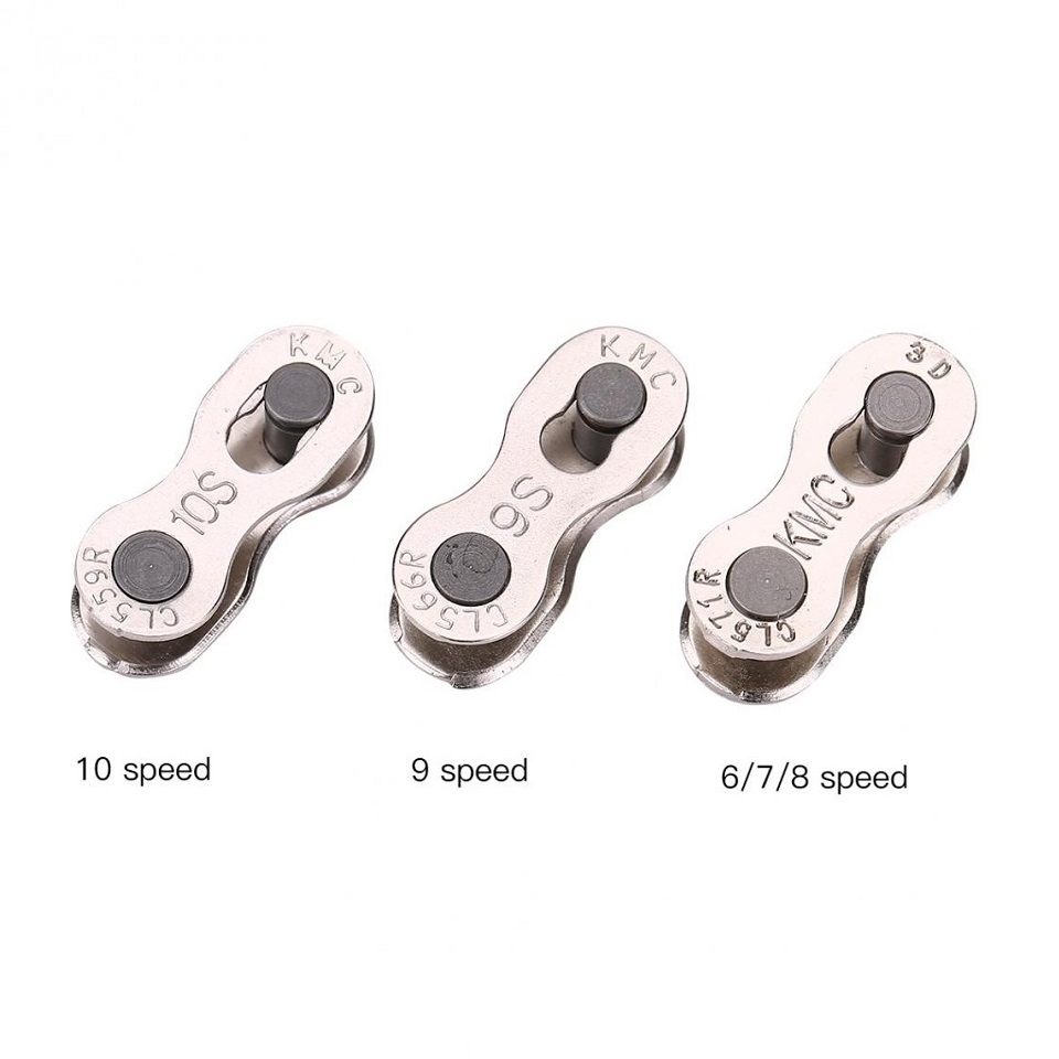 2pcs Bike Cycling Chain For 6/7/8/9/10 Speed Quick Master Link Joint Connector 