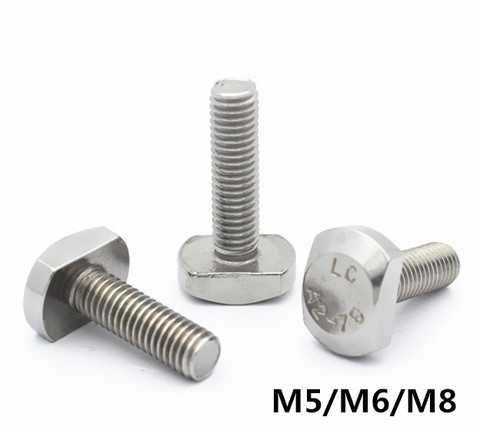 M5/M6/M8 GB37 T-Shapep T-Style T Head Screw Bolts Stainless Steel Screw ► Photo 1/1