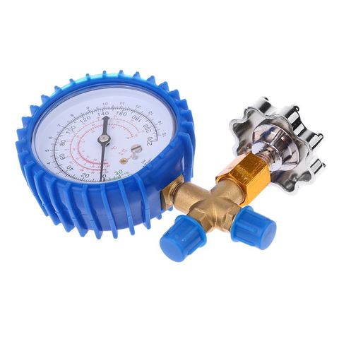 220PSI 500PSI Air Conditioning Refrigerant Recharge Pressure Gauge Manometer ► Photo 1/6