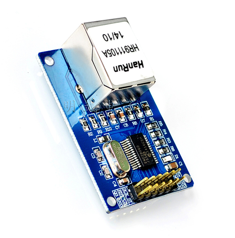 SUQ  ENC28J60 Ethernet LAN Network Module Schematic For Arduino 51 AVR LPC+SD Card Module Slot Socket Reader ARM MCU ► Photo 1/4