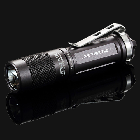 Jetbeam JET-I MK I-MK Cree XP-G2 LED Flashlight -480 Lumens w/8x Eco-Sensa AA Batteries w/ Exclusive Jetbeam Keychain Light ► Photo 1/4