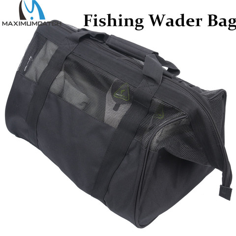 Maximumcatch Mesh Fishing Wader Bag PVC mesh venting 17.7 (L) x 11.8 (H) x 11.8 (D)inch ► Photo 1/6