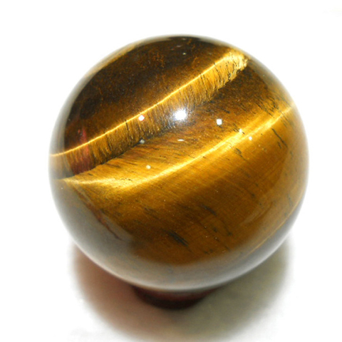 2pcs Natura Yellow Tiger Eye Stone Ball Natural Crystal Sphere Chakra Healing Crystal Meditation Massage Home Decoration Gift ► Photo 1/1