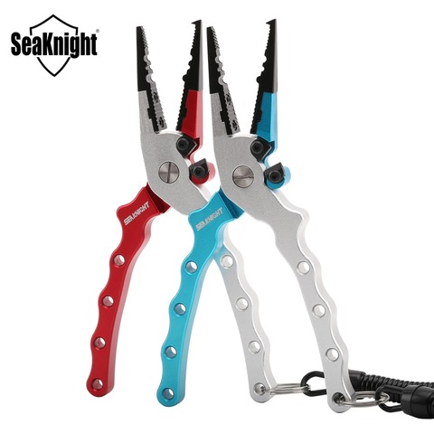 Seaknight SK004 Multifunctional Fishing Pliers 80g 17cm Aluminum Alloy Line Cutter Remove Hook Fishing Tackle + Retention Rope ► Photo 1/6
