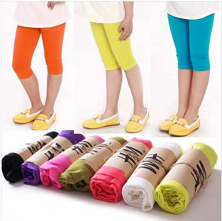 Summer Short Children Pants Leggings, Girls Pants Wholesale Children's Clothing ► Photo 1/6