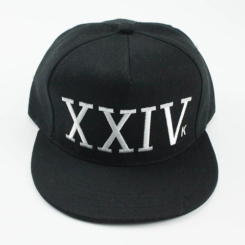 Bruno Mars 24k Magic XXIV Baseball Cap Adjustable Unisex Hip Hop K-pop Bone Hat Solid Color Men Women Sun caps Casquette CP0142 ► Photo 1/6