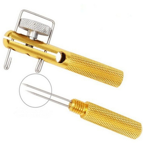 Aluminum Alloy Metal Manual Fishing Hook Tier Double-Headed Needle Gold  Fishing Line Fishhook Tie Device Fishing Accessories - Price history &  Review, AliExpress Seller - Mr. Xu Fishing Tackle Store