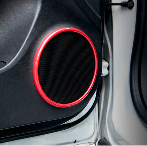Car Interior Mouldings baking varnish ABS Speaker Ring sound /Decoration Loop For Chevrolet Cruze 2009-2014 , Car-styling ► Photo 1/5