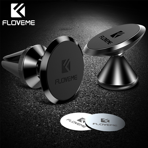 FLOVEME Magnetic Car Phone Holder Stand 360 Auto Car Air Mount For iPhone XS Max XR Xiaomi Huawei Mate 20 Holder Stand For Phone ► Photo 1/6