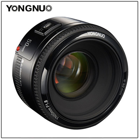 YONGNUO 50mm YN50MM F1.8 large aperture auto focus lens EF AF/MF For Canon EOS 600D 550D 70D 700D 750D 1100D 1200D 1300D 200D ► Photo 1/6