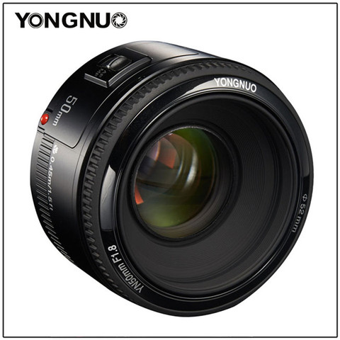 YONGNUO 50mm YN50MM large aperture auto focus lens EF AF/MF