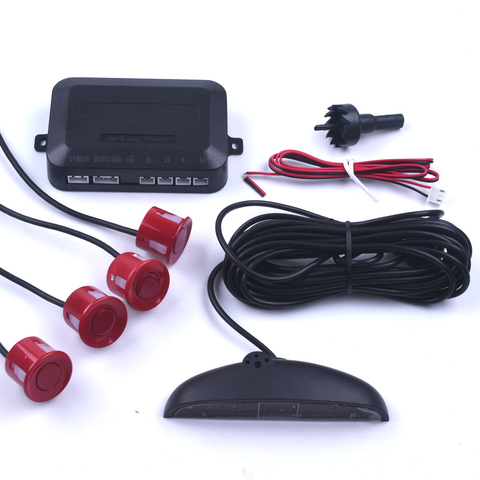 1 Set Car Parking Sensor Kit Car Auto LED Display 4 Sensors For All Cars Reverse Assistance Backup Radar Monitor Parking System ► Photo 1/5