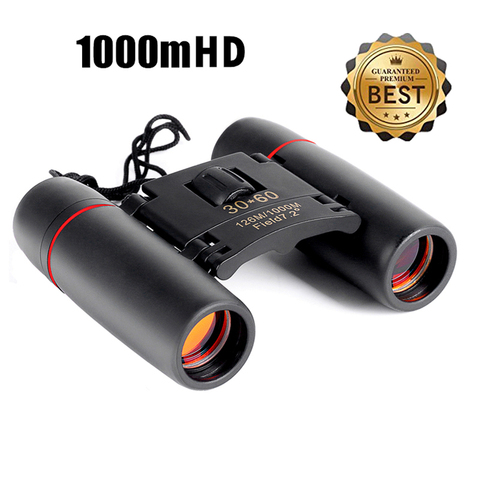 Zoom Telescope 30x60 Folding Binoculars with Low Light Night Vision for outdoor bird watching travelling hunting camping 1000m ► Photo 1/6