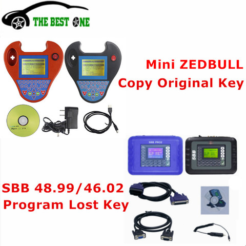 Smart Mini Zed-Bull Transponder Chip Key Cloner ZEDBULL SBB V48.99/V46.02 Key Maker SBB PRO2 Auto Key Programmer Free Ship ► Photo 1/6