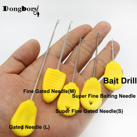 3PCS Carp Fishing Boilies Bait Drill Baiting Needle Gate Needle Pellet Hair Rigs Splicing Making Tools Rigs Loading Accessories ► Photo 1/6