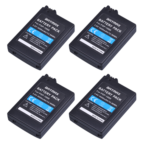 4Pcs  PSP-1000  PSP1000 3600mAh 3.6V Rechargeable Battery Packs Replacement for Sony Console PlayStation ► Photo 1/5