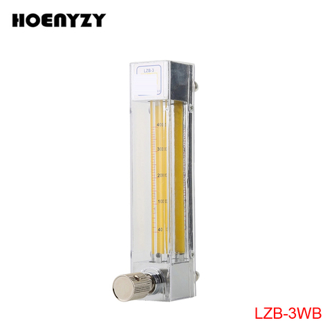 8mm Tube Glass Rotameter LZB-3WB Flow Meter Variable area flowmeter for Gas or liquid ► Photo 1/5