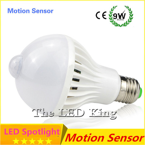 PIR Motion Sensor Bulb E27 Lamp Sound & Light Control E27 Infrared Led Energy Saving Bulb Lights 3W 7W 9W 220V for Home Lighting ► Photo 1/6