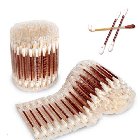 20/200Pcs Disposable Medical Iodine Cotton Stick Swab Home Disinfection Emergency Double Head Wood Buds Tips Nose Ears Cleaning ► Photo 1/5