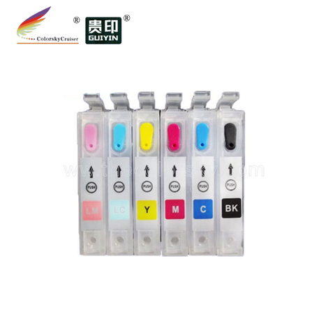 (RCE-981-996) refillable refill ink cartridge for Epson T0981 T0992-T0996 99 98 Artisan 700 710 725 730 810 835 837 ► Photo 1/1