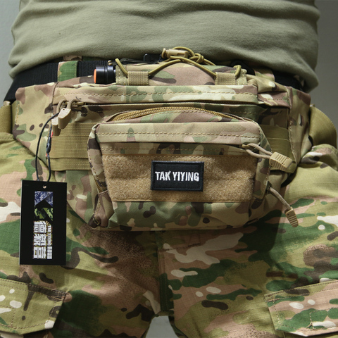 TAK YIYING Molle Tactical Waist Belt Bag Waist Pack Pouch Military Outdoor Camping Hiking Running Sports Bag ► Photo 1/6