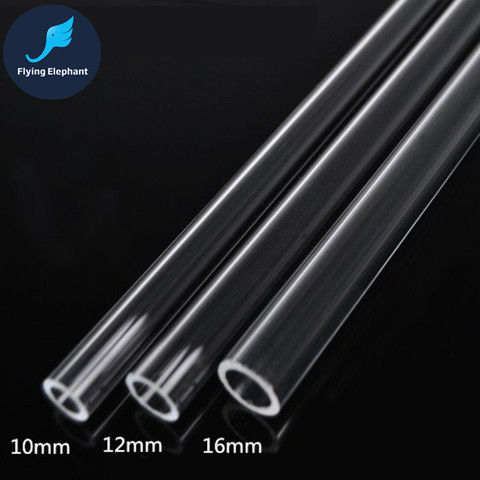 OD 8mm 10mm 12mm 14mm 16mm 18mm 20mm Transparent Acrylic Tube, PMMA Organic glass tube For Water Cooling Hard Pipe 50cm ► Photo 1/3
